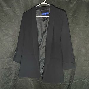 Apt. 9 Black Medium Blazer, 3/4 sleeves